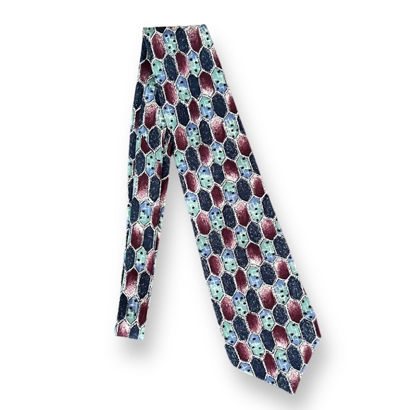 Christian Dior Silk Vintage Abstract Tie - Picture 2 of 8